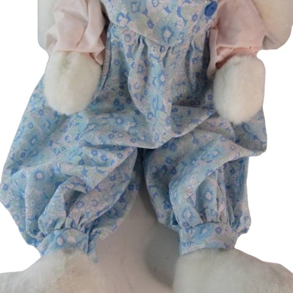 Paradies 20" Soft Bunny with Long Floppy Ears in Outfit with Tags Vintage - Picture 3 of 5